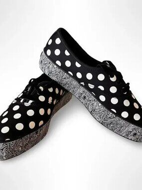 BATSHEVA x KEDS Pointed Polka Dot Platform Sneakers - Size 10